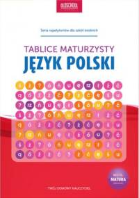 Język polski. Tablice maturzysty - praca zbiorowa