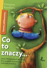 Co to znaczy... czyli ponad 200 zabawnych historyjek, które pozwolą zrozumieć znaczenie niektórych powiedzeń. Zestaw jubileuszowy - Grzegorz Kasdepke