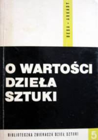 O wartości dzieła sztuki - praca zbiorowa