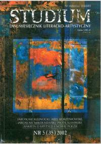 Studium. Dwumiesięcznik literacko - artystyczny, nr 5 (35) 2002