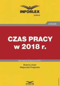 Czas pracy w 2018 r - Pl Infor