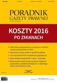Koszty 2016 po zmianach - Tomasz Krywan
