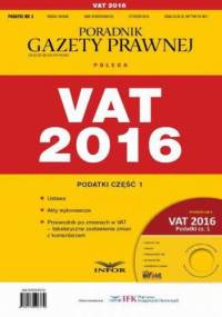Podatki 2016/03 Podatki cz. I VAT 2016
