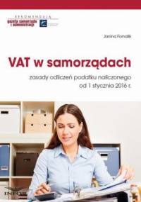 VAT w samorządach - Fornalik Janina