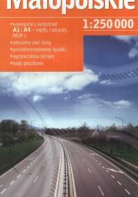 Małopolskie. Mapa samochodowa. 1:250000. Demart