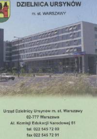 Dzielnica Ursynów m. st. Warszawy - praca zbiorowa