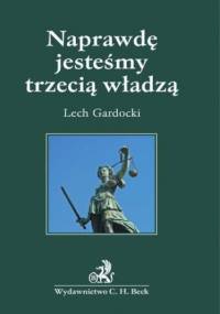 Naprawdę jesteśmy trzecią władzą - Lech Gardocki