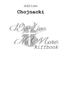 We Live No More Riffbook - Adrian Chojnacki