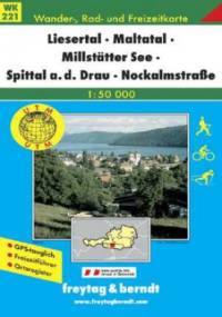 Liesertal, Maltatal, Millstätt. Mapa turystyczna