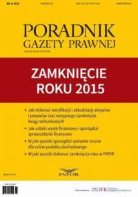 Zamknięcie roku 2015