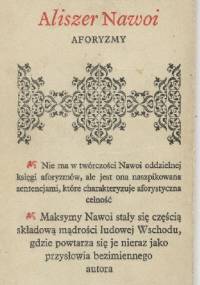 Aforyzmy - Ali Szer Nawoi