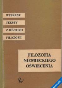 Filozofia niemieckiego Oświecenia - praca zbiorowa