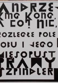 Andrzej King Kong, a co? Nic, rozległe pole bobu i jego mięsopust prawy Szpindler - Andrzej Szpindler