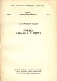 Polska zagadka ludowa - Jan Mirosław Kasjan