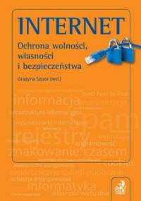 Internet. Ochrona wolności, własności i bezpieczeństwo - Grażyna Szpor