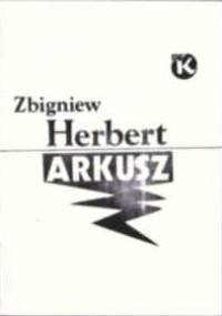 Arkusz - Zbigniew Herbert
