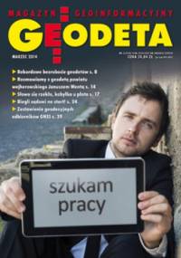 Geodeta. Magazyn geoinformacyjny, nr 3 (226)/2014
