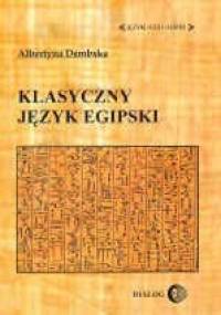 Klasyczny język egipski - Albertyna Dembska