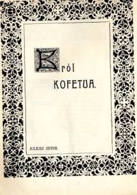 Król Kofetua - Julius Zeyer