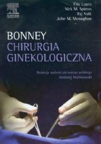 Bonney Chirurgia ginekologiczna