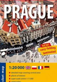 Prague. Plan miasta, laminoiwany. 1:20 000 Expressmap