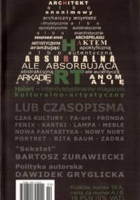 Ha!art – interdyscyplinarny magazyn kulturalno-artystyczny, nr 19A, 2004 - Redakcja magazynu Ha!art