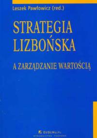 Strategia lizbońska a zarządzanie wartością - Leszek Pawłowicz