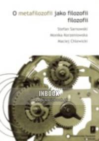 O metafilozofii jako filozofii filozofii