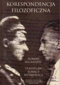 Korespondencja filozoficzna - Stanisław Ignacy Witkiewicz