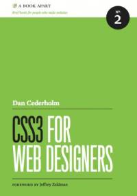 CSS3 for web designers - Dan Cederholm