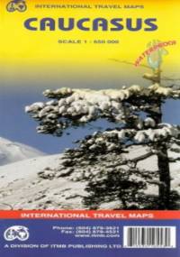 Kaukaz. Mapa ITMB 1:650 000