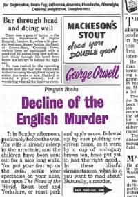 Decline of the English Murder - George Orwell