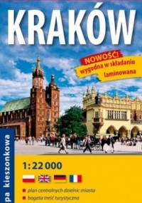 Cracow. City street map. Laminowana. 1:22 000. comfort! map