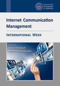Internet Communication Management. International Week - Małgorzata Pańkowska