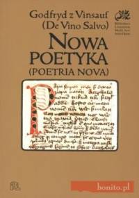 Nowa poetyka (Poetria nova) - Godfryd z Vinsauf