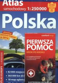 Polska. Atlas samochodowy. 1: 250 000 ExpressMap + pierwsza pomoc