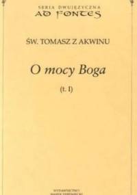 O mocy Boga t.1 - Tomasz z Akwinu
