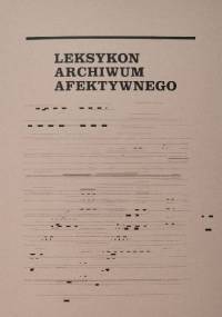 Leksykon archiwum afektywnego