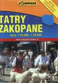 Tatry, Zakopane. Mapa turystyczna, plan miasta. 1:65 000 Compass
