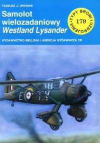 Samolot wielozadaniowy Westland Lysander - Tadeusz J. Drewnik