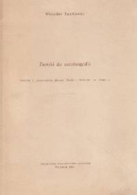 Zapiski do autobiografii - Władysław Tatarkiewicz