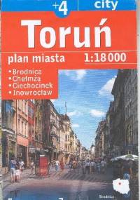 Toruń +4. Plan miasta - praca zbiorowa