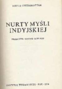 Nurty myśli indyjskiej - John Chethimattam