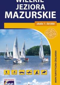 Wielkie Jeziora Mazurskie. Mapa turystyczno-żeglarska. 1: 50 000. Compass - praca zbiorowa