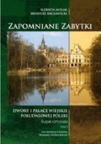 Zapomniane zabytki. Dwory i pałace wiejskie południowej Polski. Śląsk opolski.Tom I - Elżbieta Molak, Ireneusz Racławicki