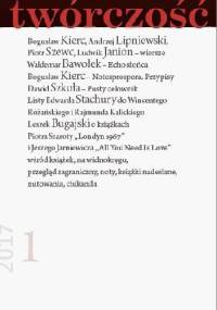 Twórczość nr 1 - 2017 - Redakcja miesięcznika Twórczość