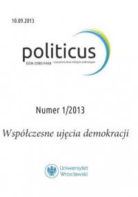Politicus 1/2013 - Redakcja czasopisma Politicus