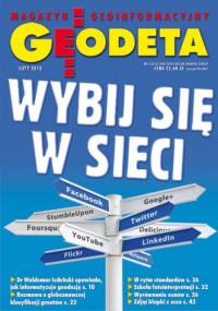 Geodeta. Magazyn geoinformacyjny, nr 2 (213) / 2013