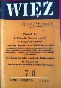 Więź nr 7-8 (63-64) lipiec-sierpień 1963 - Redakcja miesięcznika Więź