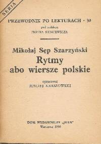 Mikołaj Sęp Szarzyński. Rytmy abo wiersze polskie - Maciej Krassowski